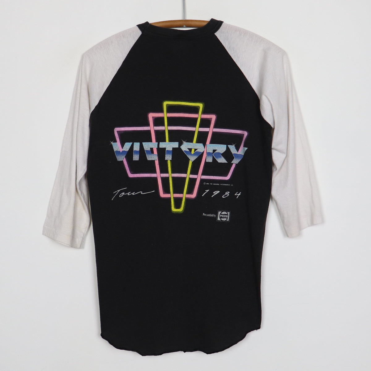 Original vintage 1984 Michael Jackson Victory Tour Jersey Shirt