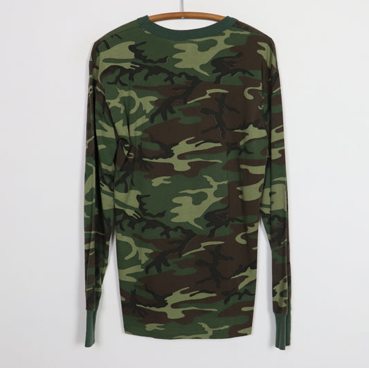 1980s Kali Hindu Goddess Camo Long Sleeve Shirt