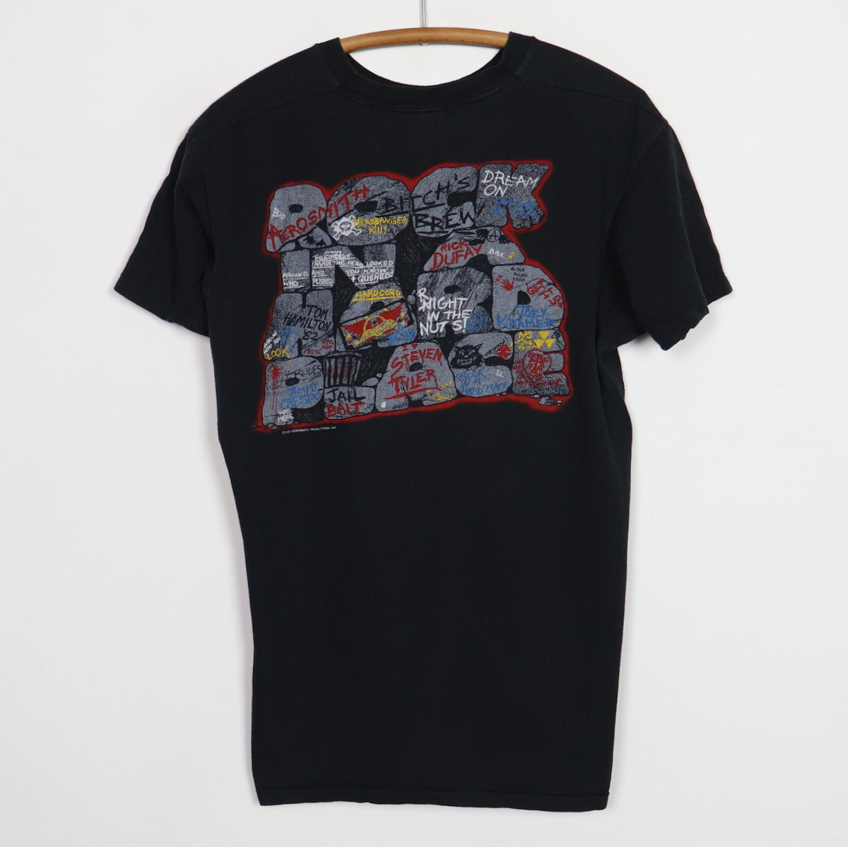 1982 Aerosmith Rock In A Hard Place Shirt | WyCo Vintage