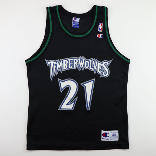 1990s Kevin Garnett Minnesota Timberwolves Basketball Jersey