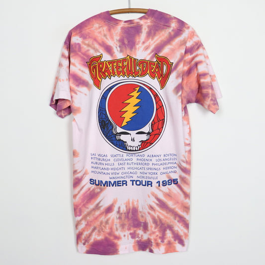1995 Grateful Dead Joker Summer Tour Tie Dye Shirt