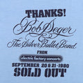 1980 Bob Seger Crew Concert Shirt