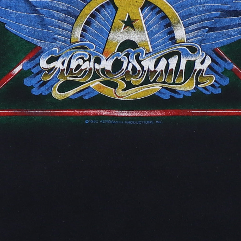 1982 Aerosmith Rock In A Hard Place Shirt