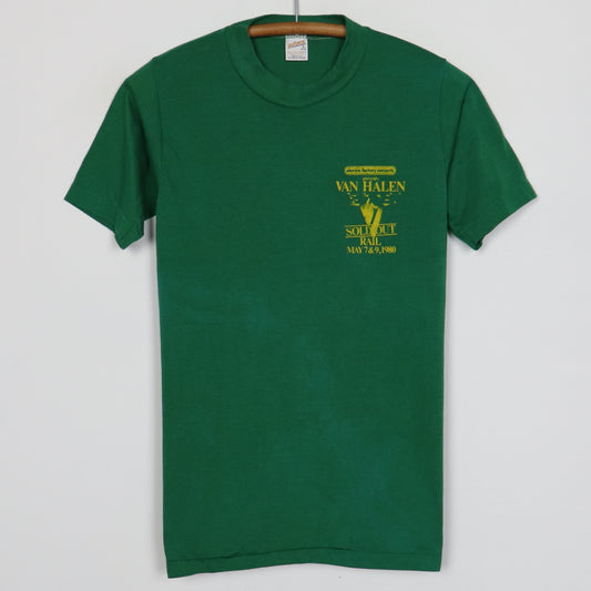1980 Van Halen Electric Factory Concerts Crew Tour Shirt