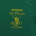 1980 Van Halen Electric Factory Concerts Crew Tour Shirt
