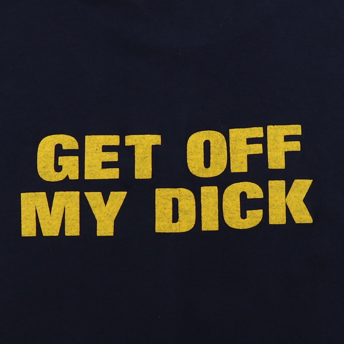 Beastie Boys 'Get Off My Dick' 2-Side Print T-Shirt – Black, Men's Regular Fit (All Sizes) AC1490