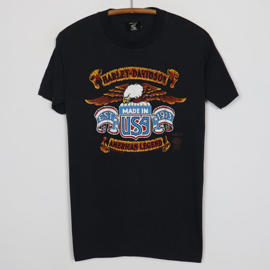 1980s Harley Davidson American Legend Lawrence Kansas Shirt