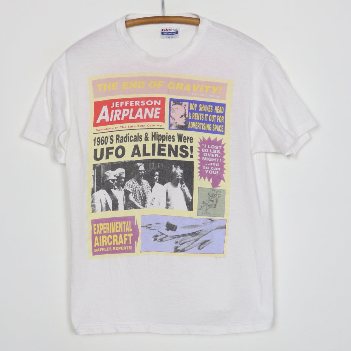 1989 Jefferson Airplane Tour Shirt | Authentic Vintage Tee – WyCo