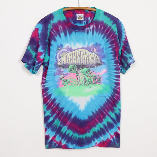 1991 Shroomarama Psychedelic Mushrooms Tie Dye Shirt