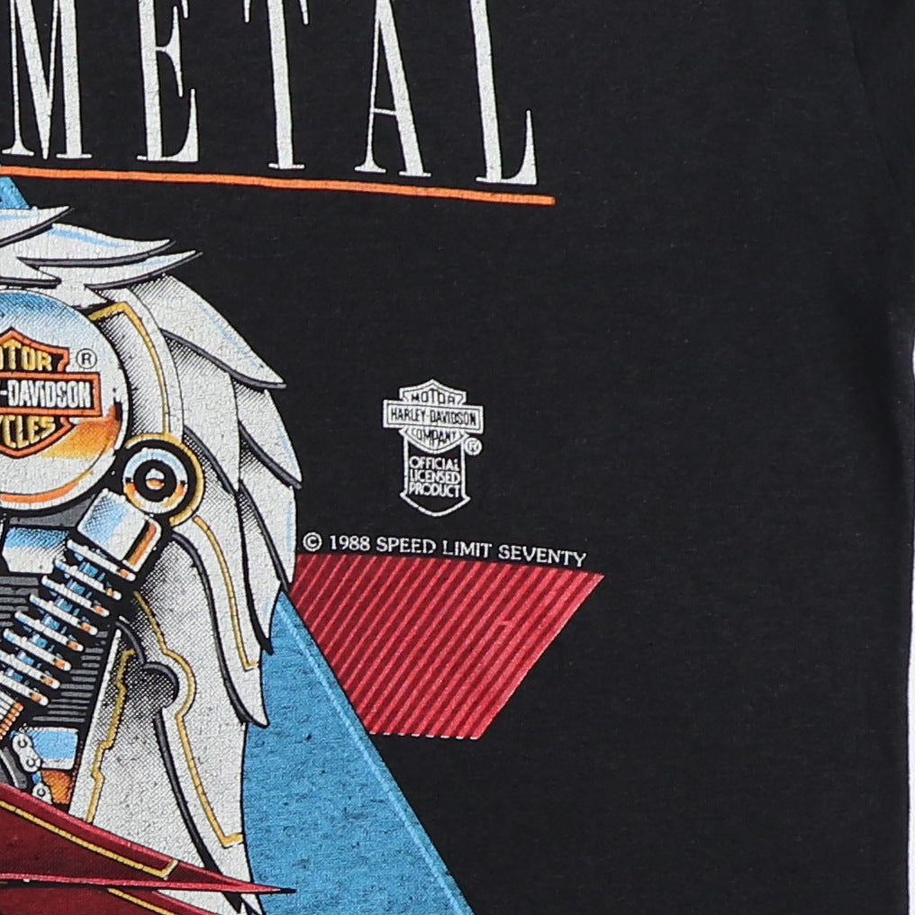 1988 Harley Davidson Motorcycles Heavy Metal Shirt | Authentic