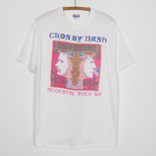 1989 David Crosby & Graham Nash Acoustic Tour Shirt