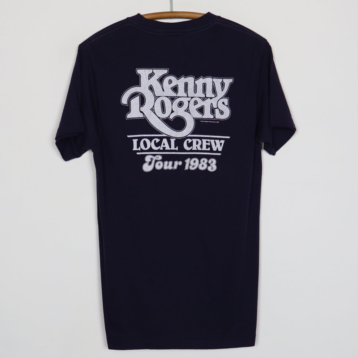 1983 Kenny Rogers Local Crew Tour Shirt