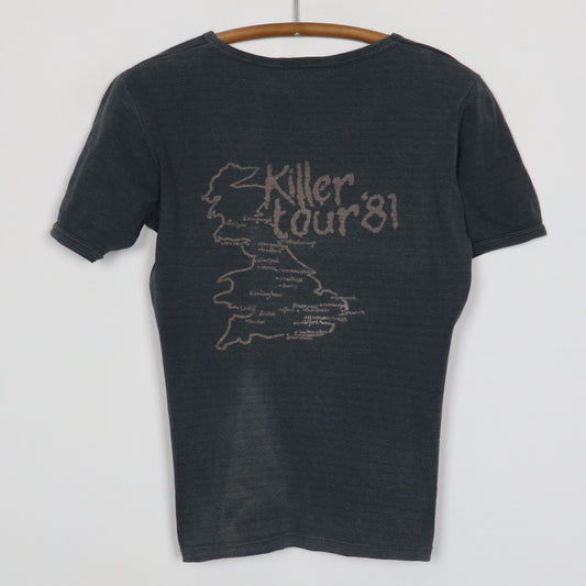 1981 Iron Maiden Killer European Tour Shirt