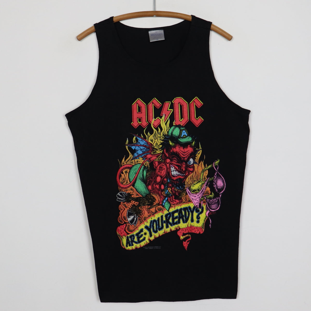 1990 ACDC Are you Ready Tank Top Shirt