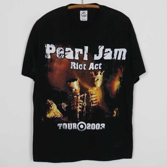 2003 Pearl Jam Riot Act Tour Shirt