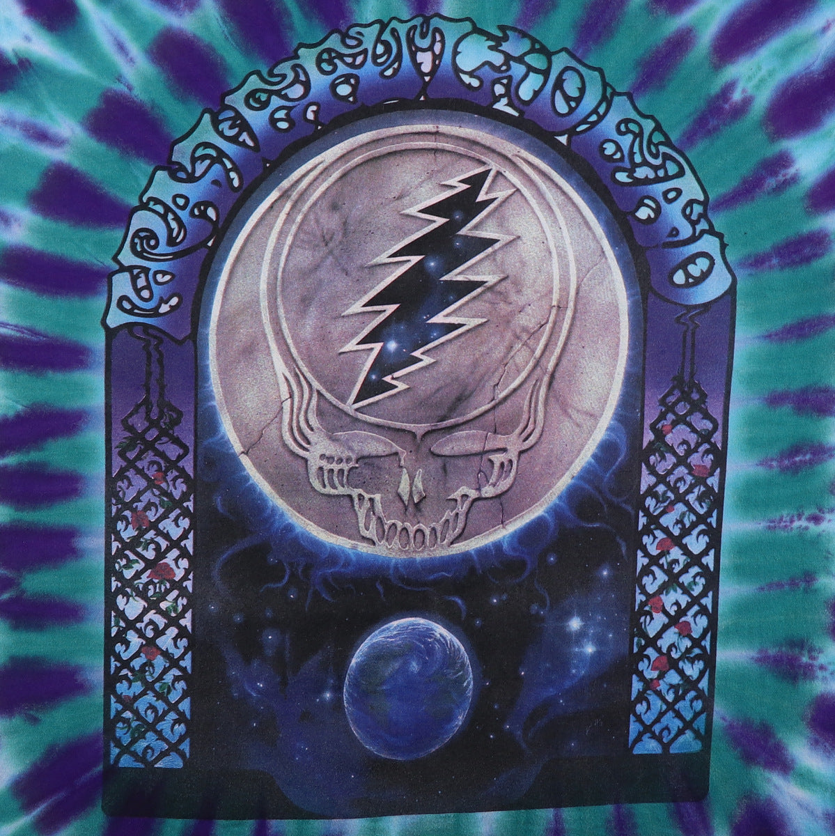 1995 Grateful Dead 30 Years Tie Dye Shirt