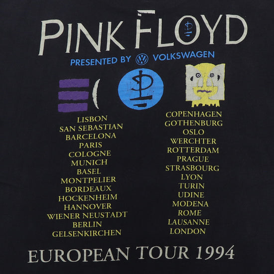 1994 Pink Floyd Division Bell European Tour Shirt – WyCo Vintage