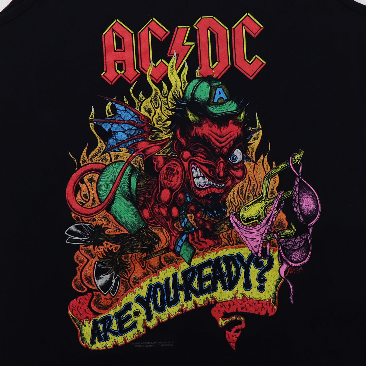 1990 ACDC Are you Ready Tank Top Shirt