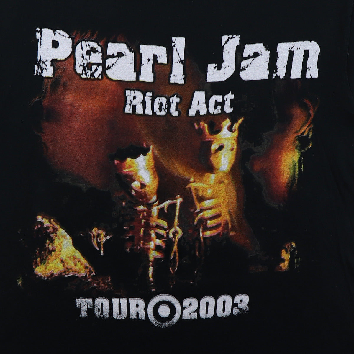 VINTAGE 2003 PEARL JAM RIOT ACT NORTH AMERICA TOUR ROCK T