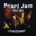 2003 Pearl Jam Riot Act Tour Shirt