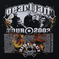 2003 Pearl Jam Riot Act Tour Shirt