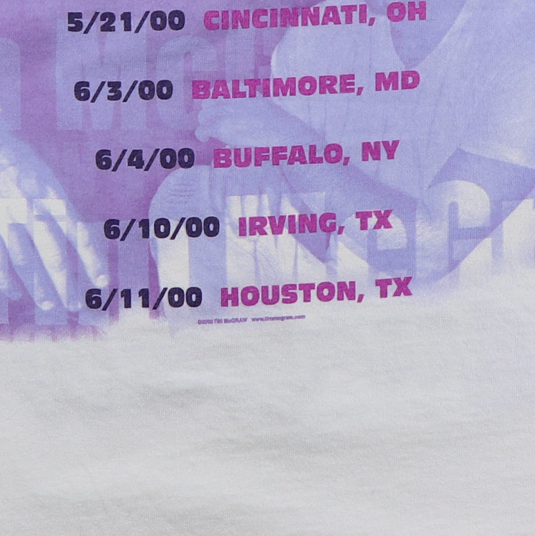2000 Tim McGraw Tour Shirt