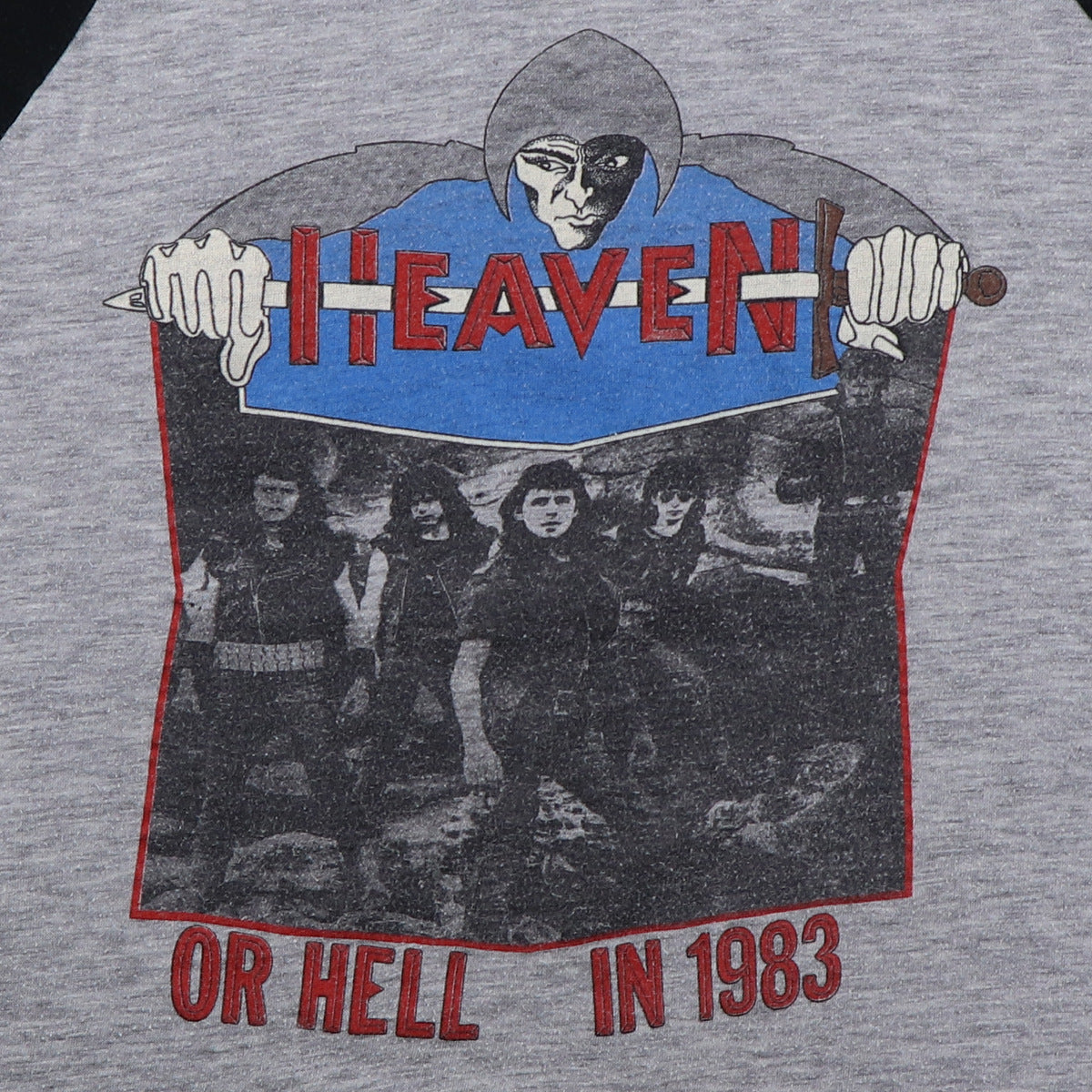 1983 Heaven Heaven Or Hell Tour Jersey Shirt