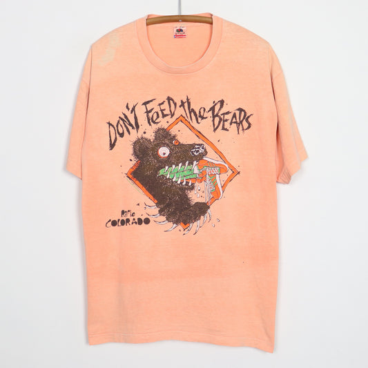1990s Don't Feed The Bears Rifle Colorado Shirt
