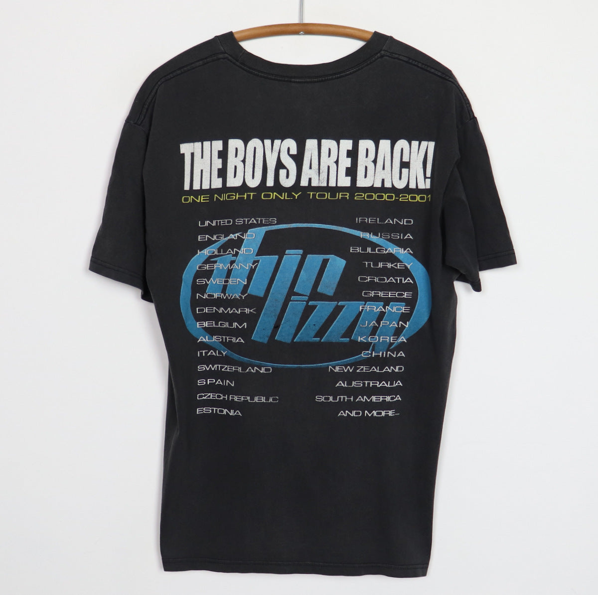 2000 Thin Lizzy The Boys Are Back Tour Shirt