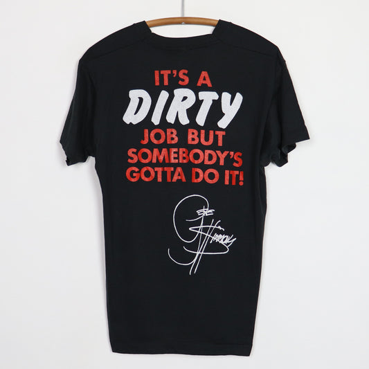 1987 Kiss Gene Simmons It's A Dirty Job Shirt