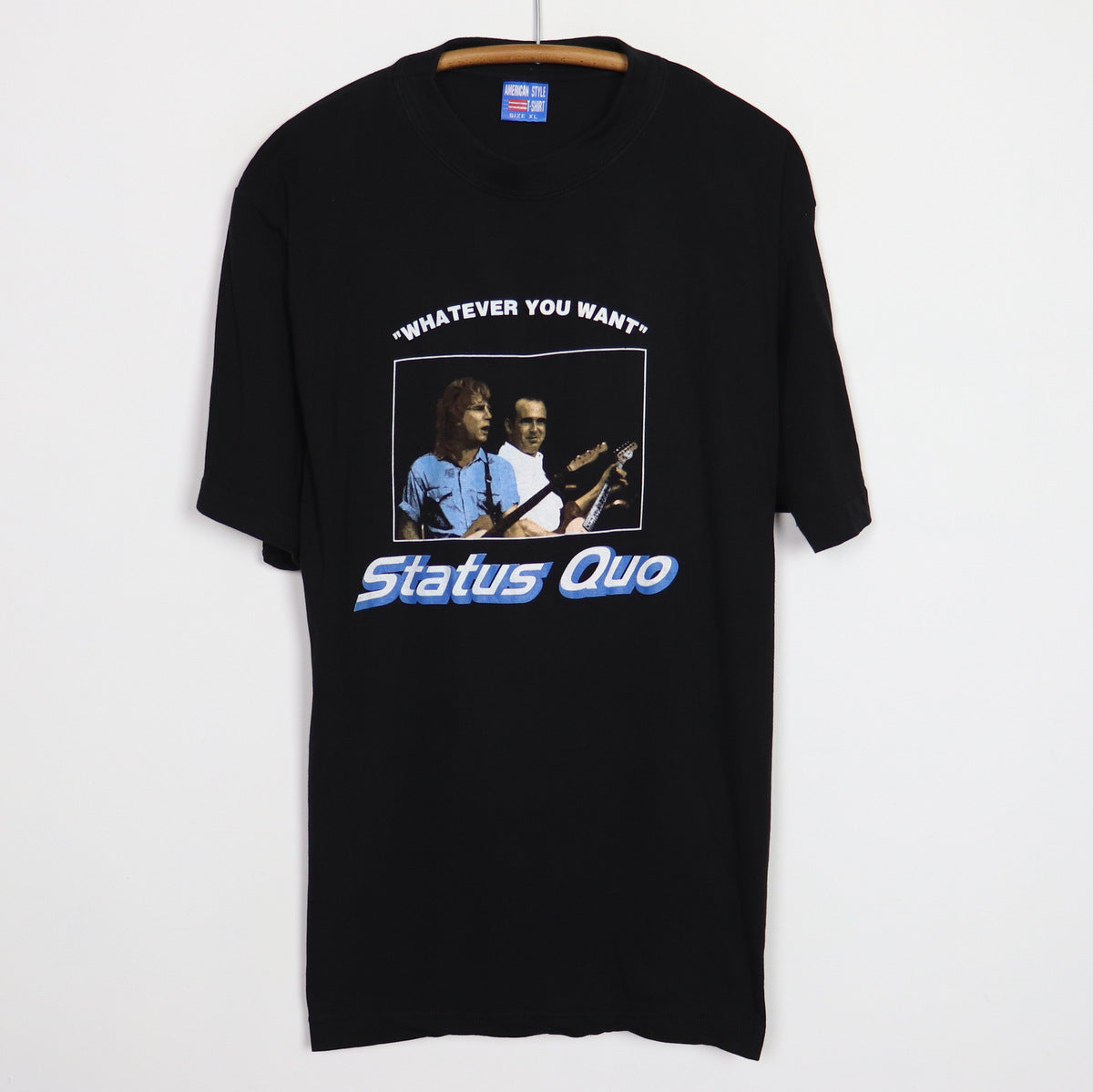 1997 Status Quo Whatever You Want Tour Shirt | Authentic Vintage