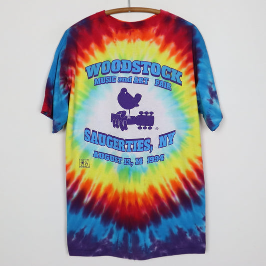 1994 Woodstock Music Festival Tie Dye Shirt