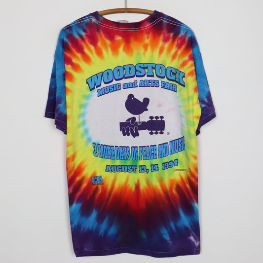 1994 Woodstock Music Festival Tie Dye Shirt