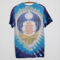 1995 Grateful Dead Zydeadco Tour Liquid Blue Tie Dye Shirt