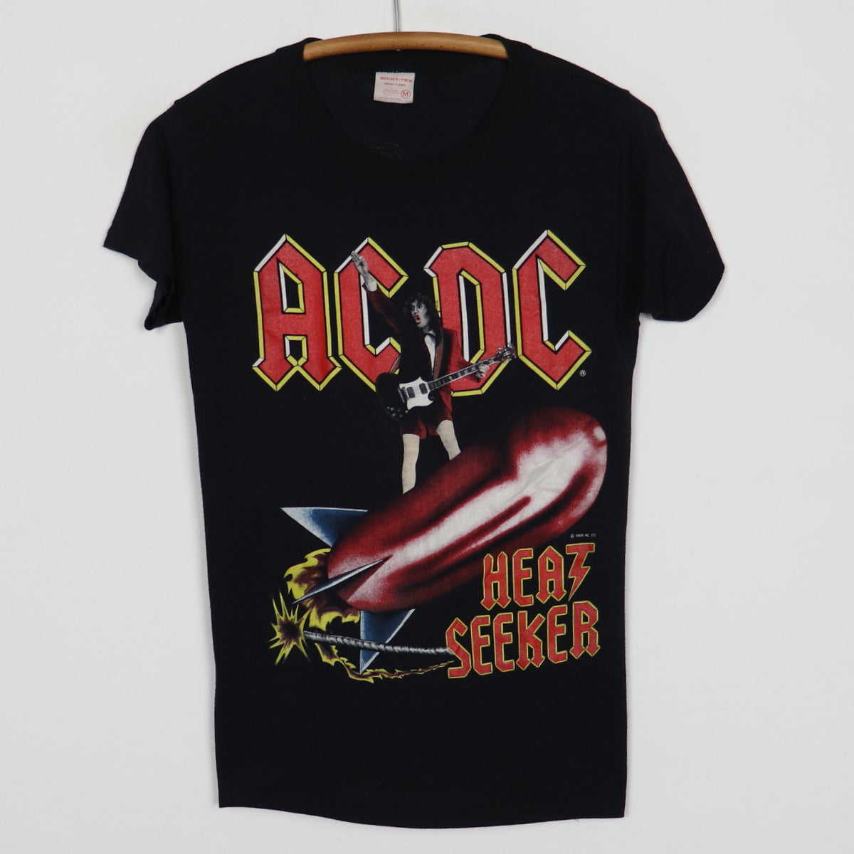 1988 ACDC Heat Seaker Tour Shirt – WyCo Vintage