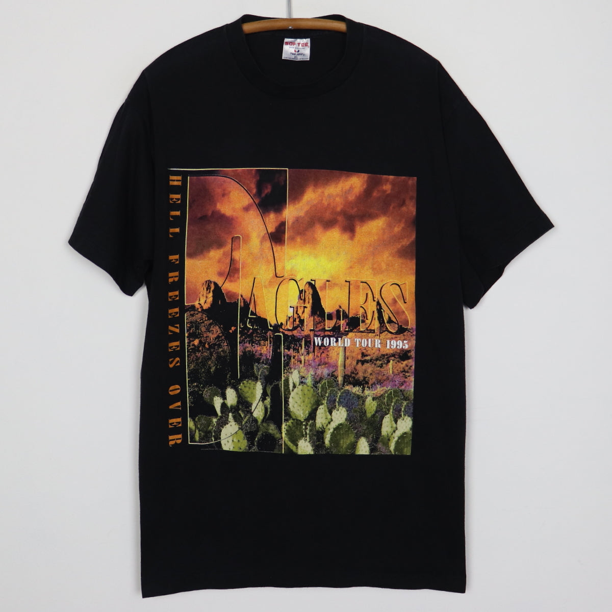 1995 Eagles Hell Freezes Over World Tour Shirt | Authentic Vintage