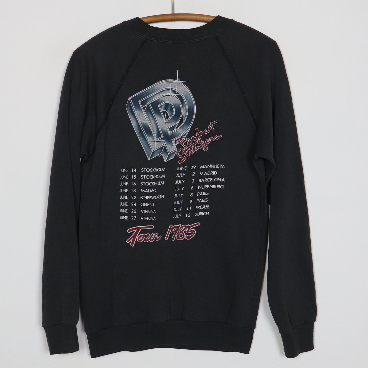 Original vintage 1985 Deep Purple Perfect Strangers European Tour 