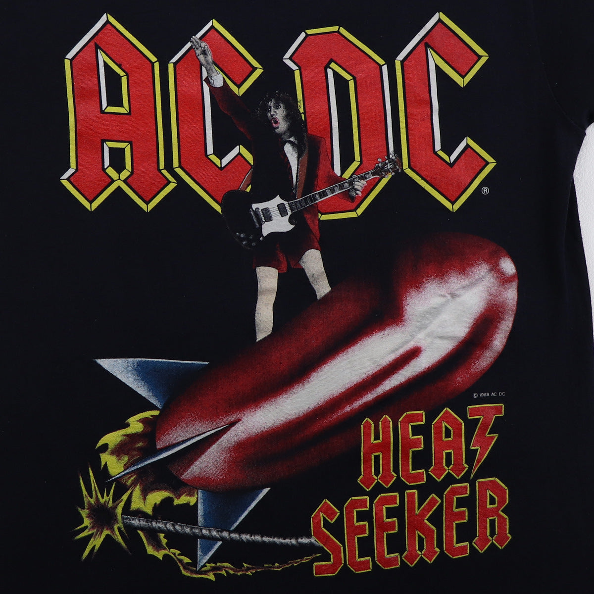 1988 ACDC Heat Seaker Tour Shirt | WyCo Vintage