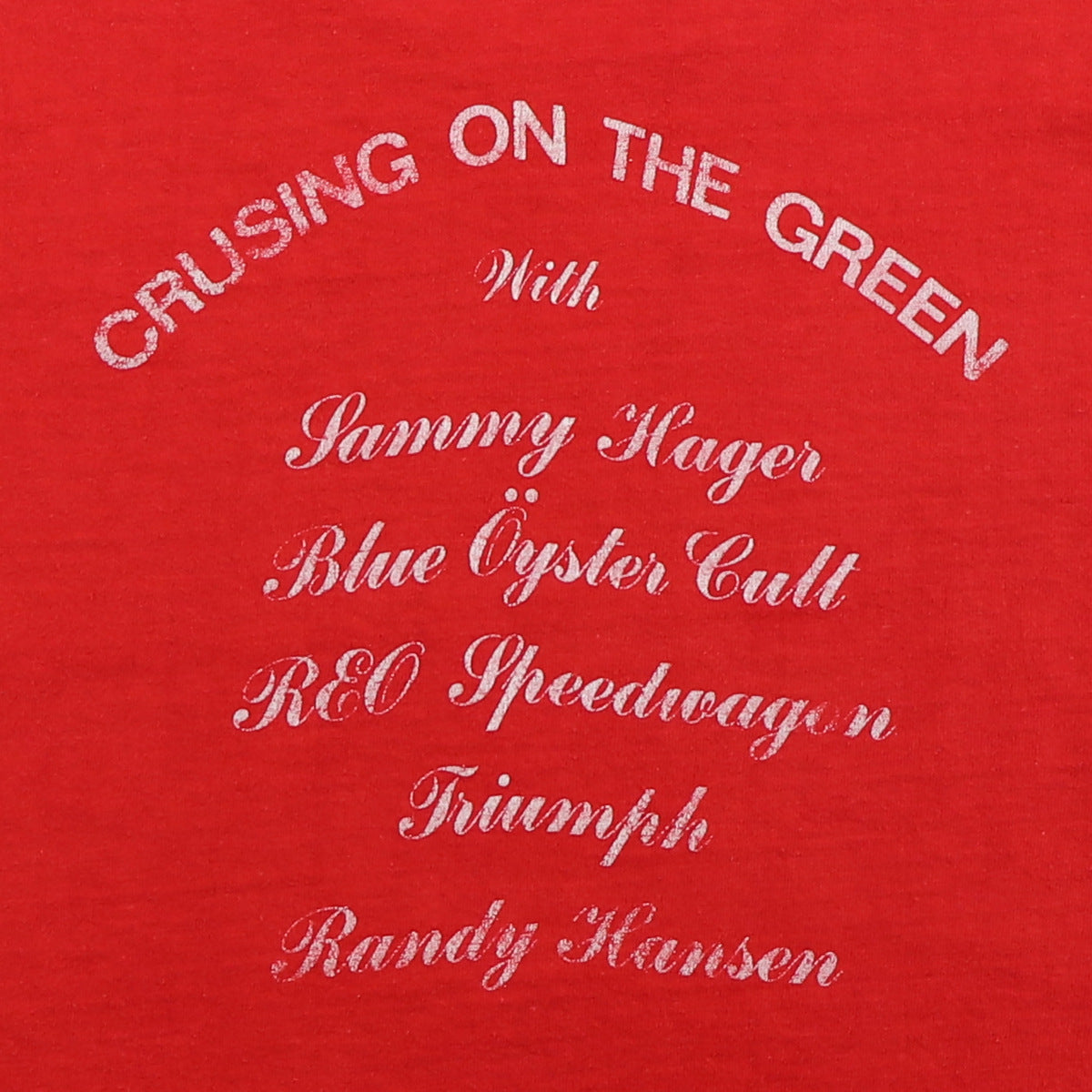 1980 Day On The Green Blue Oyster Cult Sammy Hagar Shirt