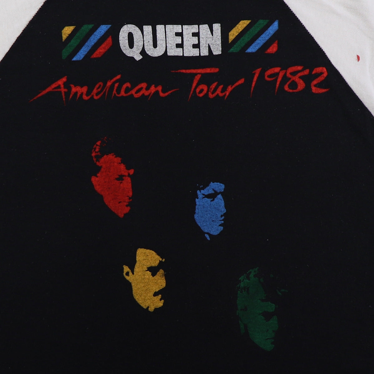 Original vintage 1982 Queen American Tour Jersey Shirt | WyCo Vintage