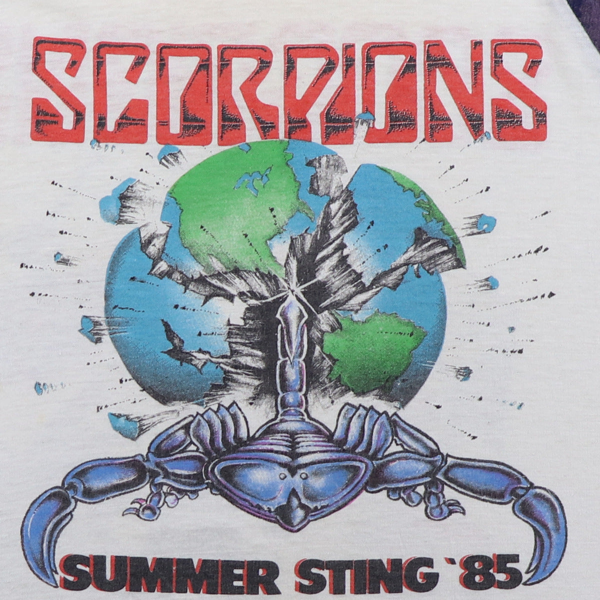 1985 Scorpions Summer Sting Tour Jersey Shirt