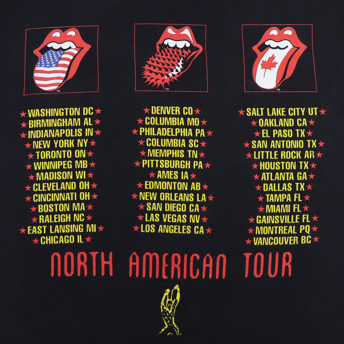 1994 Rolling Stones Voodoo Lounge Tour Shirt | Authentic Vintage 