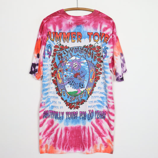 1995 Grateful Dead Summer Tour Tie Dye Shirt