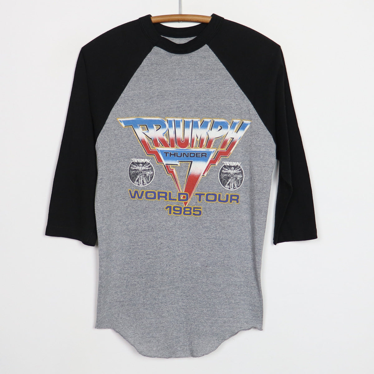 1985 Triumph Thunder World Tour Jersey Shirt | WyCo Vintage