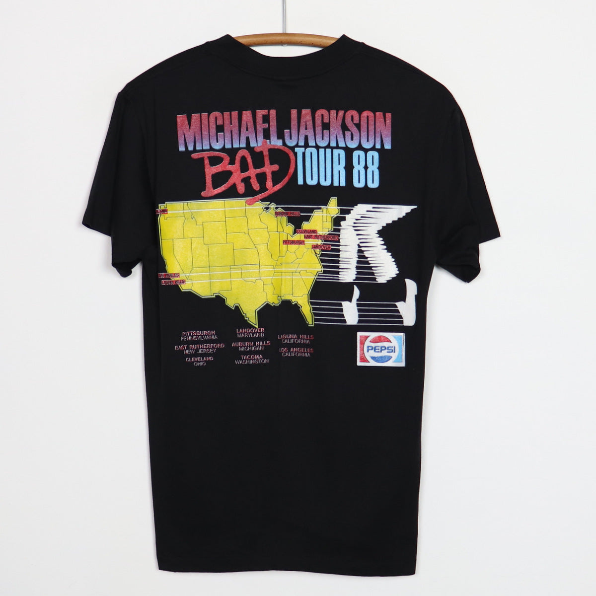 1988 Michael Jackson Bad Tour Shirt | Authentic Vintage Tee – WyCo 