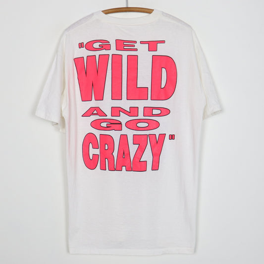 1992 Slaughter Get Wild And Go Crazy Tour Shirt