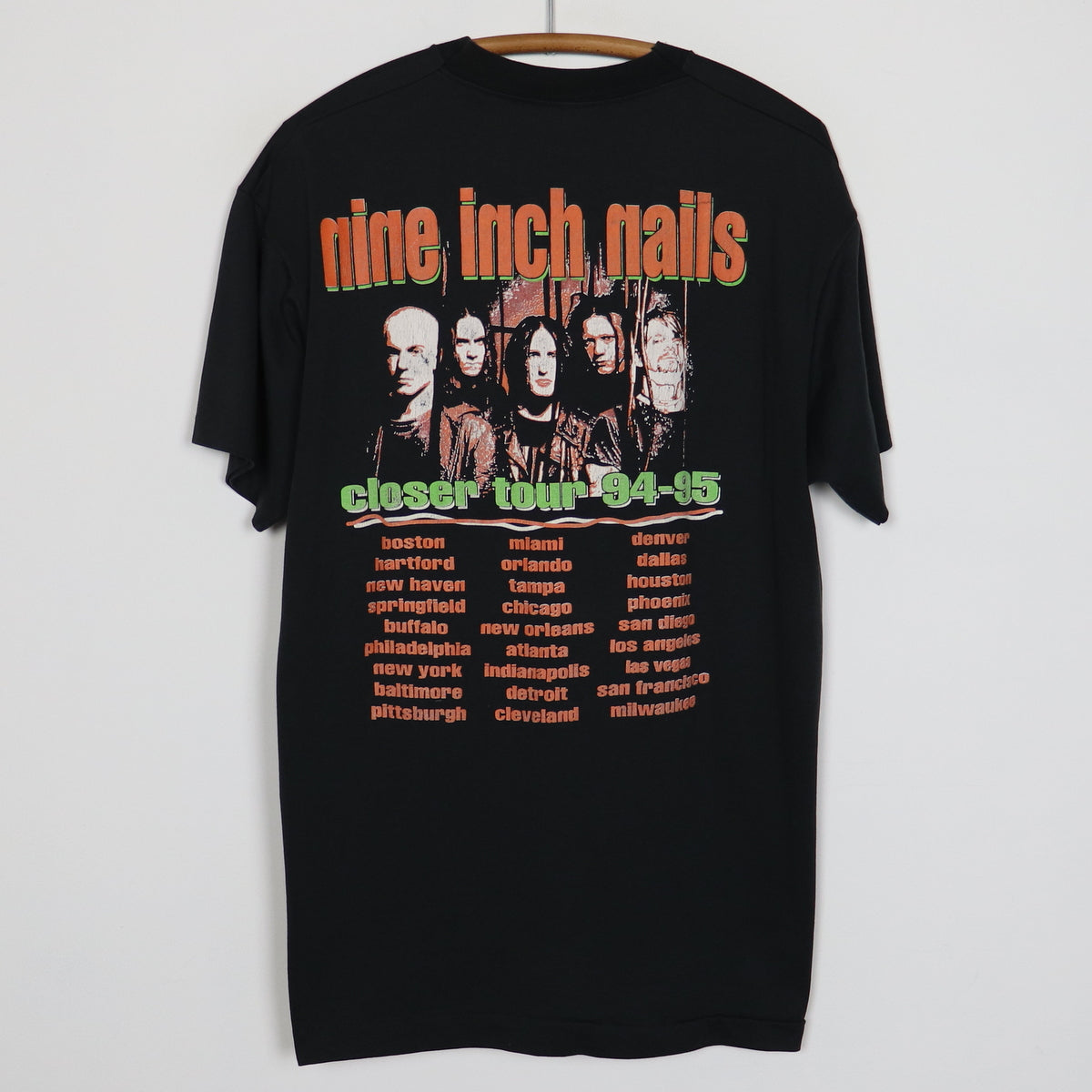1994 Nine Inch Nails Closer Tour Shirt | Authentic Vintage Tee 