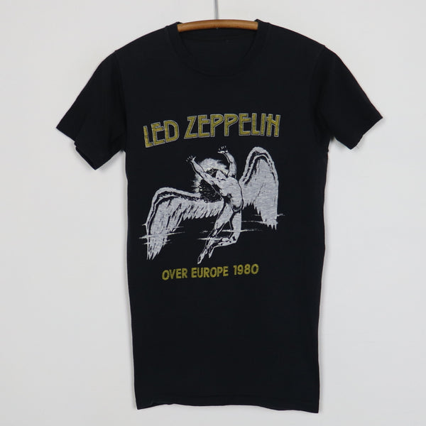 1980 Led Zeppelin Over Europe Tour Shirt