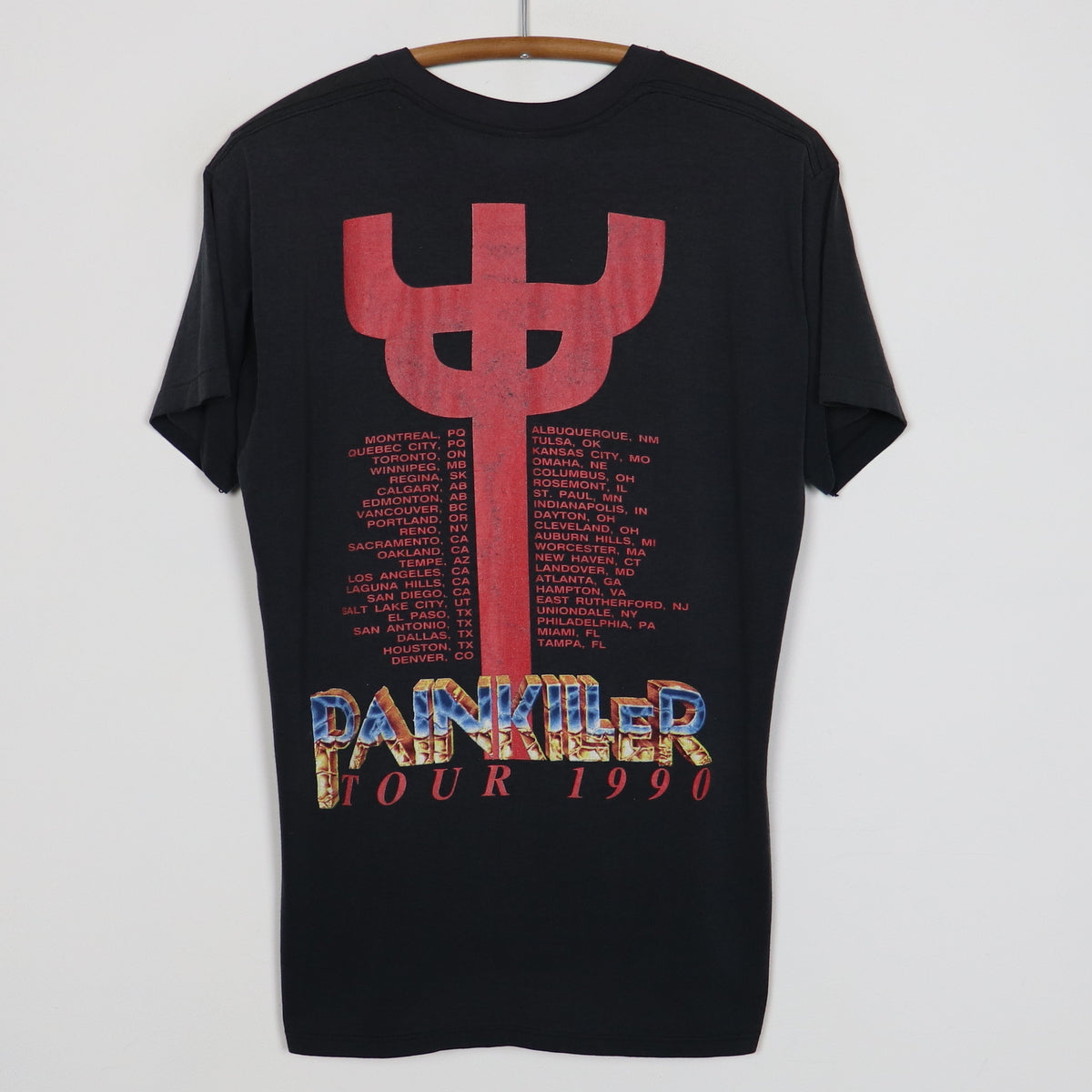 JUDAS PRIEST　アグリーセーター 1990 Judas Priest Painkiller Tour Shirt – WyCo Vintage