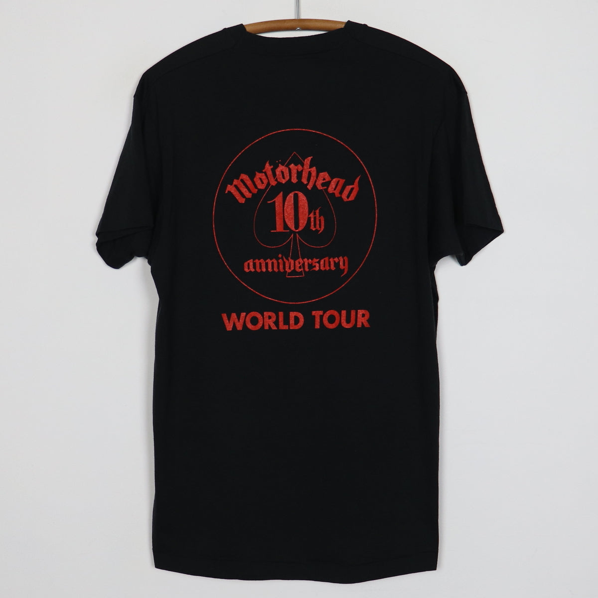 Original vintage 1985 Motorhead 10th Anniversary World Tour Shirt